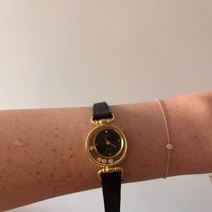 Geneva watch with small diamonds